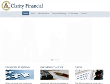 Tablet Screenshot of goclarityfinancial.com